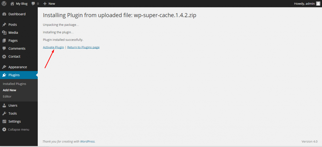 Servikus Tutorials » How to install new WordPress plugins manually